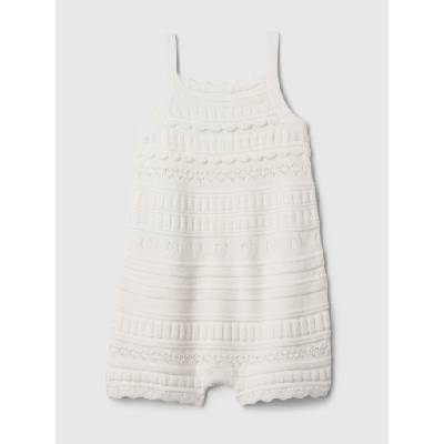 GAP Бебешки плетен гащеризон GAP GAP | Byal | Момичешки | 80