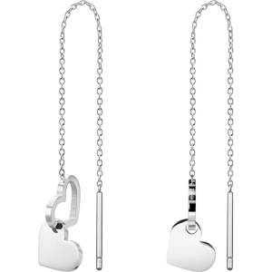 Rosefield обеци в сребрист цвят Double Heart JEDHS-J687 Rosefield | Lilav | ЖЕНИ | ЕДИН РАЗМЕР