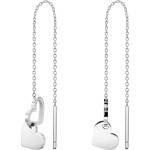 Rosefield обеци в сребрист цвят Double Heart JEDHS-J687 Rosefield | Lilav | ЖЕНИ | ЕДИН РАЗМЕР