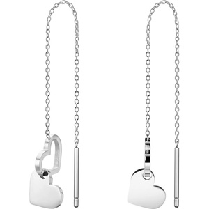 Rosefield обеци в сребрист цвят Double Heart JEDHS-J687 Rosefield | Lilav | ЖЕНИ | ЕДИН РАЗМЕР