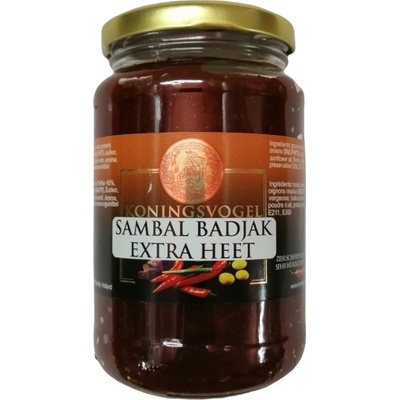 Koningsvogel Chilli pasta Sambal Badjak extra pálivá 375 g