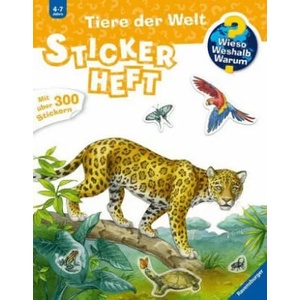 Wieso? Weshalb? Warum? Stickerheft: Tiere der Welt | Ute Simon (ISBN: 9783473329632)