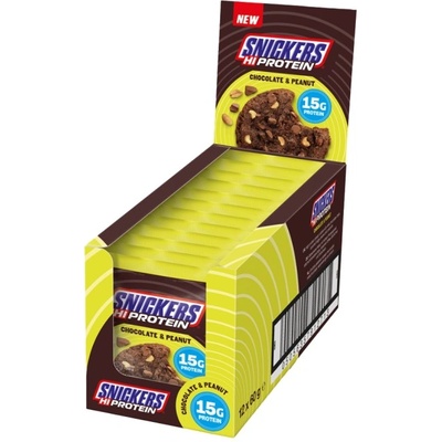 Snickers and Mars Snickers High Protein Cookie - Chocolate & Peanut [12 x 60 грама] Шоколад и фъстък