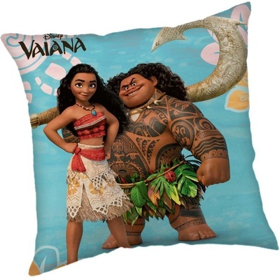 Jerry Fabrics polštář Odvážná Vaiana a Maui Polyester 40x40 – Sleviste.cz