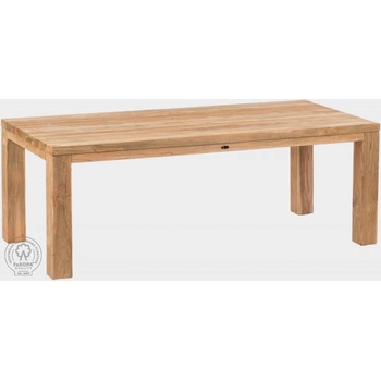 FaKOPA FLOSS RECYCLE masívny stôl z recyklovaného teaku 220 x 100 cm (deska z prken)
