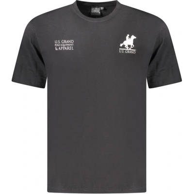 U. s. grand polo Мъжка тениска с къс ръкав us grand polo, Размер s, Цвят Черен (au02651_ne23nero)