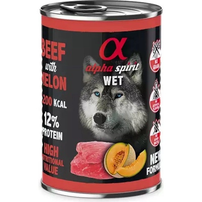 Alpha Spirit Wet Beef & Melon 400 g