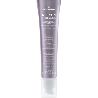 Medavita Keratin Miracle Go Smooth Hair Foundation Serum активен серум за цъфтяща коса 75ml