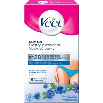 Veet Studené voskové pásky Bikiny a podpaží 16 ks