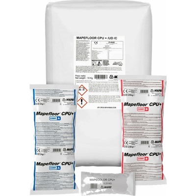 MAPEI Mapefloor CPU+/UD polyuretán-cementová malta na priemyselné podlahy 6 - 12 mm 23.16 kg (zložka A 2 kg + zložka B 2.16 kg + zložka C 19 kg)