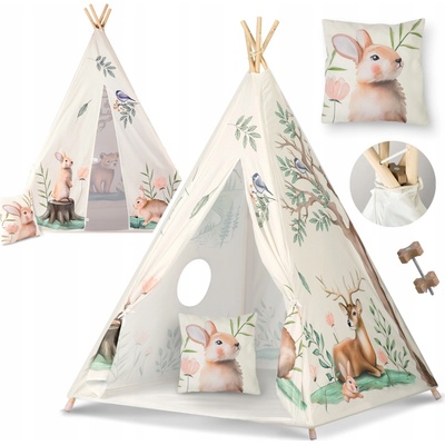 Nukido Dětský stan Tepee od firmy béžový – Zboží Dáma