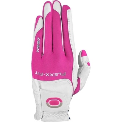 Zoom Gloves Hybrid Womens Golf Glove White/Fuchsia Ľavá ruka UNI