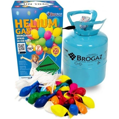 Hélium pre balóny 20 5l balónov Brogaz