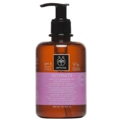 APIVITA Интимен гел с лайка и прополис , Apivita Intimate Daily Cleanising Gel Chamomile & Propolis 300ml