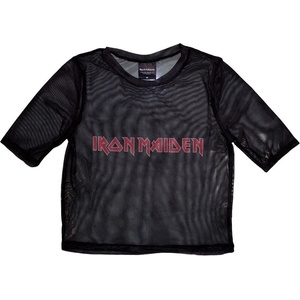 Iron Maiden Logo Black L Дамски Риза (IMMCT184LB03)