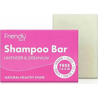 Friendly Soap prírodné mydlo na vlasy Levanduľa a pelargónia 95 g
