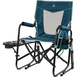 GCI Outdoor Къмпинг стол Gci Stowaway Rocker with Side Table Camping chair - Teal (Slate) - размер 61, 5 x 61, 5 x 98 cm (580-2017-0211)