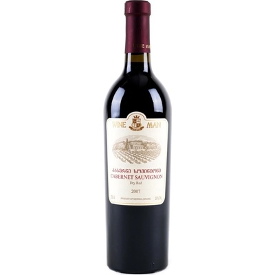 Wine Man Cabernet Sauvignon Dry Red Wine 13% 0,75 l (holá láhev)