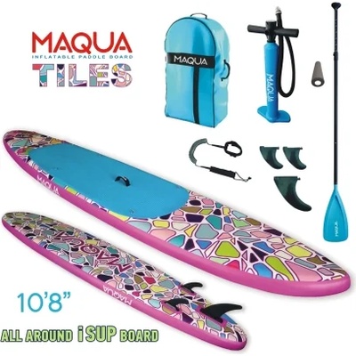 Maqua Надуваем стендъп падъл борд Maqua Tiles 10'8 (SUP00009)