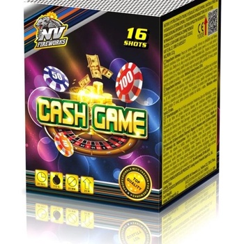 Kompaktný ohňostroj Cash game 16 rán 20 mm