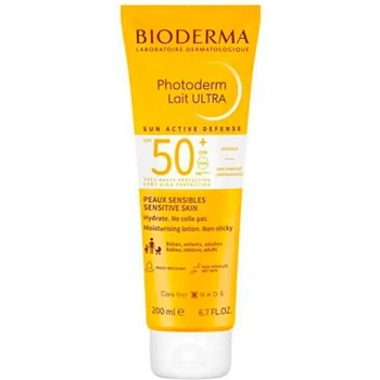 BIODERMA Photoderm Ultralait SPF50 200ml Facial Sunscreen - Orange