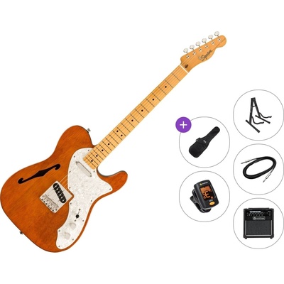 Squier Classic Vibe 60s Telecaster Thinline Premium SET Natural Електрическа китара