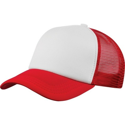 Baseballová TRUCKER so sieťkou Black/Black red/white