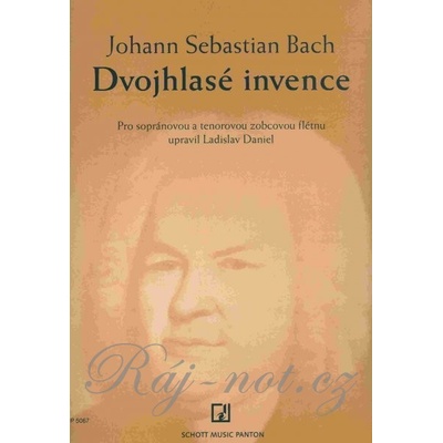 Dvouhlasé invence pro 2 zobcové flétny Johann Sebastian Bach