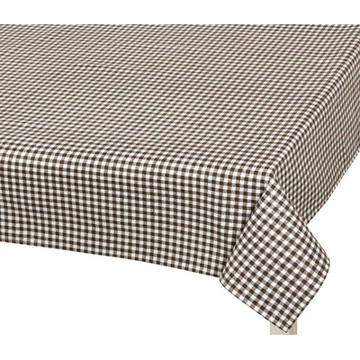 Bellatex Ubrus Berta Kostička hnědá bílá 120x140cm