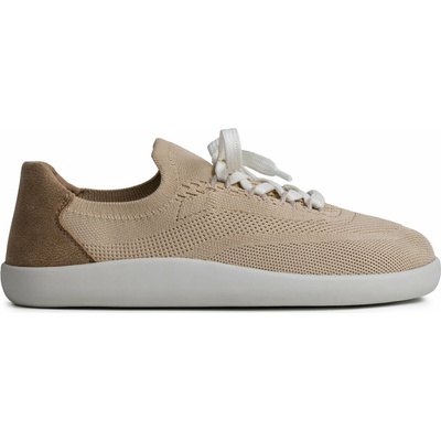 Ahinsa shoes Dámské pletené tenisky Comfort Softy béžové