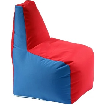 Pufrelax Пуф стол за деца 2-8 г. , 100л. Sunlounger Junior - Panama From Red to Blue, Водоустойчив, Перящ се калъф, Пълнеж от Полистиролни перли