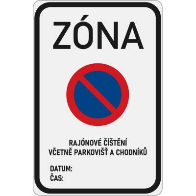 Dopravní značka IZ8a Rajónové čištění