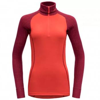 Devold Термо блуза DEVOLD Duo Active Woman Zip Neck beetroot L
