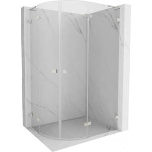 Mexen Lunar L полукръгла душ кабина с дясно отваряне 100 x 90 см, прозрачна, (833L-100P-090L-97-00)