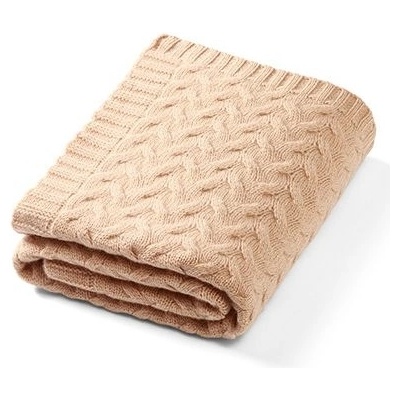 Babyono Мериносово одеяло BabyOno - 75 x 100 cm, тъмнобежово (5901435417263)
