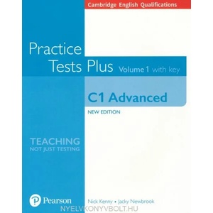 Cambridge English Qualifications: C1 Advanced Practice Tests Plus Volume 1 with key (ISBN: 9781292208725)