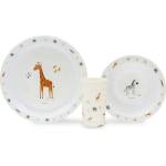 Interbaby Бебешки комплект за хранене Interbaby - Jirafa Savanna, 3 части (SET64-05)