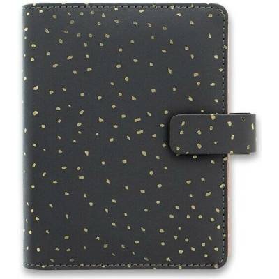 Filofax Confetti A7 týdenní 2026 Charcoal