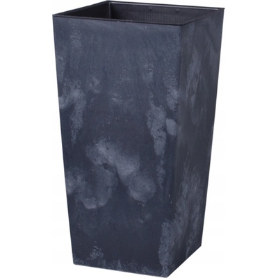 Prosperplast Květináč plast šedý 32,5 x 32,5 x 61 cm