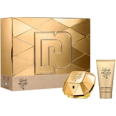Paco Rabanne Lady Million Gift Set - EDP 80 ml + Body Lotion 100 ml за жени