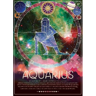 Cobble Hill - Puzzle Zodiac: Aquarius - 500 piese