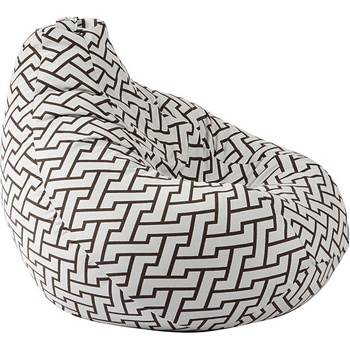 Image 1 of PUFRELAX Пуф круша 320л. Nirvana Grande, Zappity Brown, Перящ се калъф, Пълнеж от Полистиролни перли, Гама Premium (PUF-G-NGR-PT-ZAB)