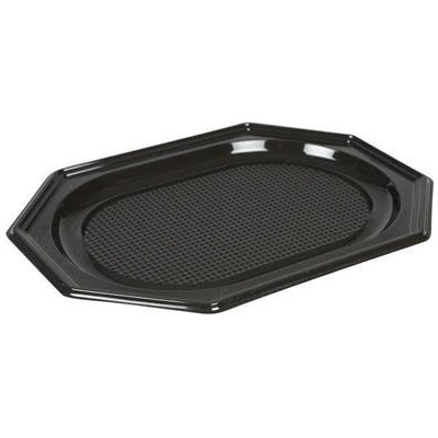 ABENA - Plastový tác / podnos 25 x 35 x 2 cm (R-PET) černý