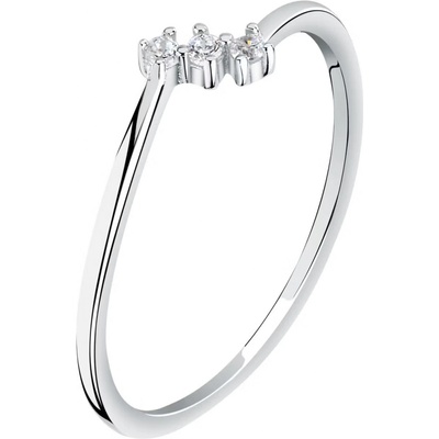 La Petite Story stříbrný prsten se zirkony LPS03AWV080