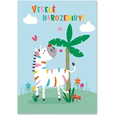 Ditipo Hrací blahopřání - Zebra, Míša Růžičková - C002477