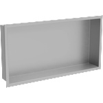Mexen X-Wall-R нишева полица с яка 60 x 30 см, инокс - 1910603010 (1910603010)