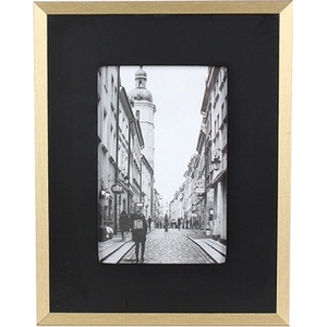 Splendid Рамка за снимка Turin, MDF, 18 х 23 cm, черно-златиста (5903754804960)