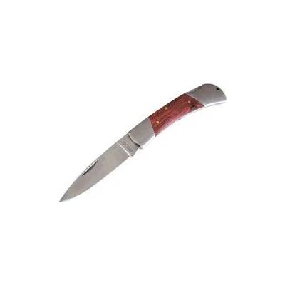 Extol Craft 91363 Nôž zatvárací s poistkou, 193mm, antikoro, drevená rukoväť