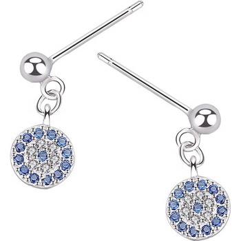 Silenti Jewelry Сребърни обеци "Назар