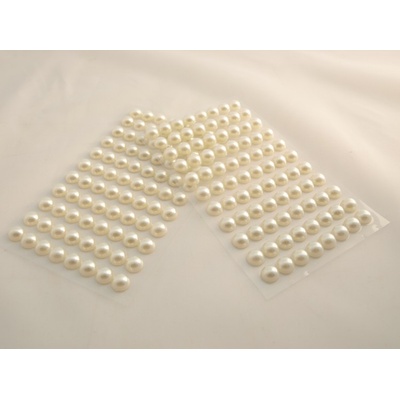 Samolepiace perličky 8 mm ecru